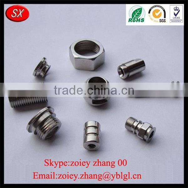 Dongguan Hardware Custom CNC Turning Female Thread Stainless Steel Auto Parts