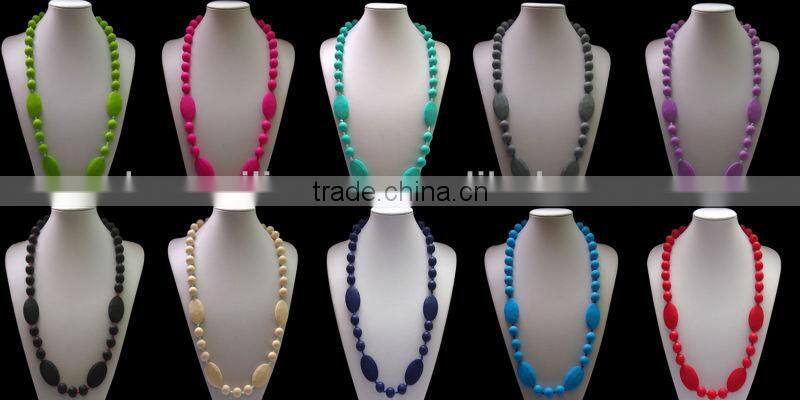 2013 new idea religious silicon beads necklace with pendent starfish