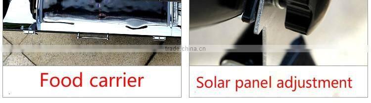 Portable solar barbecue stove outdoor household self driving folding grill fashion creative rack solar grill