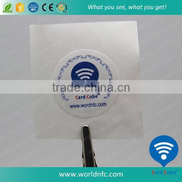 ISO14443A Anti-metal NFC Logo Classic Round Sticker