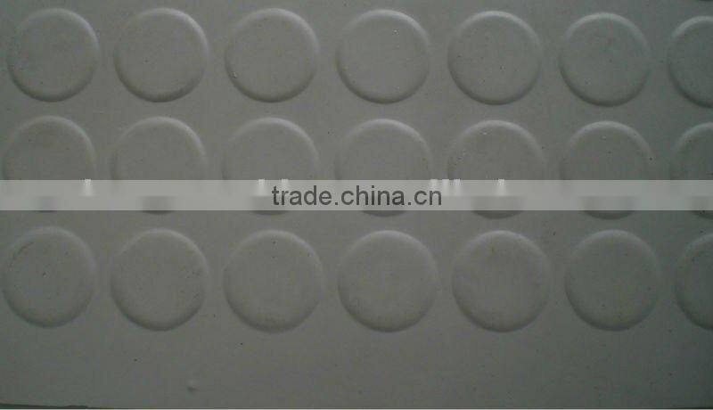 3mm thickness anti slip round studded rubber floor mat