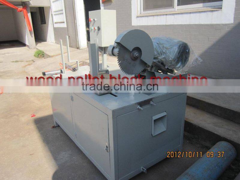 Press wood pallet block machine