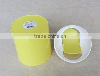 small round plastic litter bin