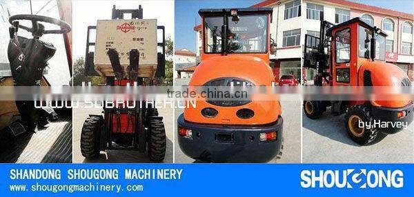 CPCY28 4WD Rough Terrain Forklift 2800kg All Terrain Forklift with CE