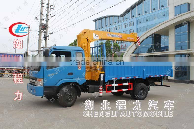 8t dongfeng crane truck for sale, truck-mounted crane,truck with crane