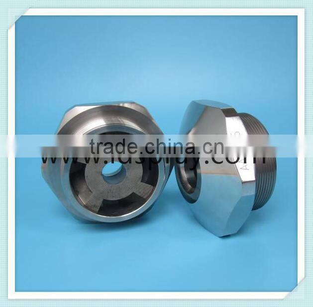 Large flow rate AA-W or AA-U full cone nozzle with slotted vane