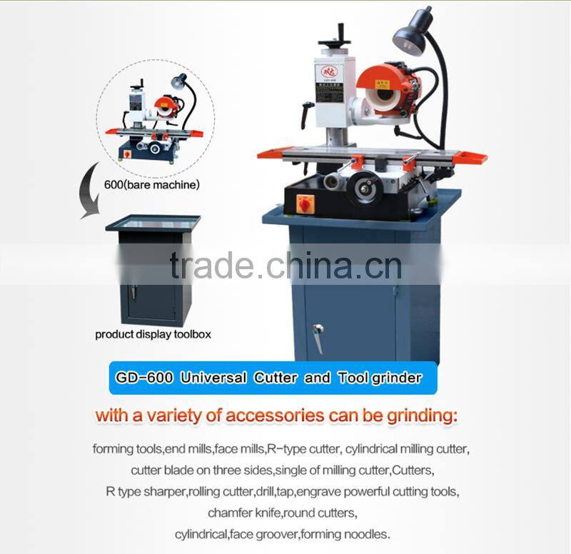 GD-600 universal tool cutter grinder / CE approved Multifunctional hss knife with factory price