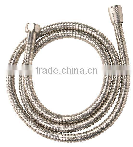 brushed nickel shower hose /ACS approved & according to TUV