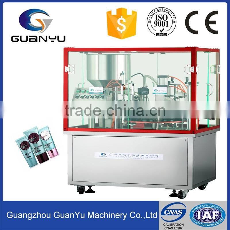 2017 hot sales small plastic tube filling and sealing machine price
