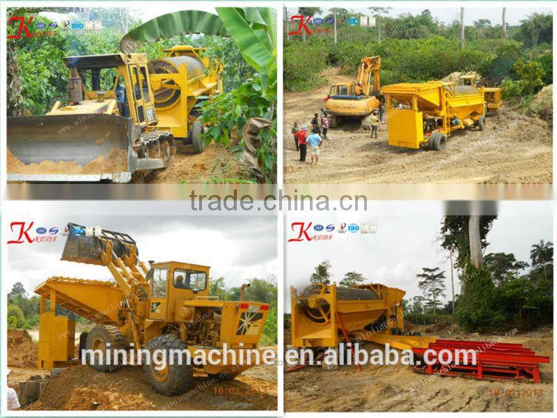 CN Reverse Helix Gold Trommel with Patent for Sale