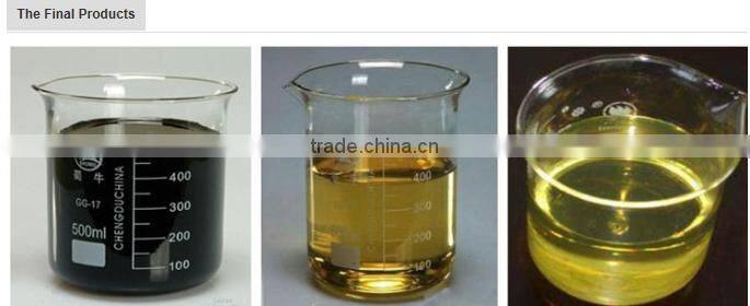 High quality low price biodiesel BD100 from cooking oil waste plastic