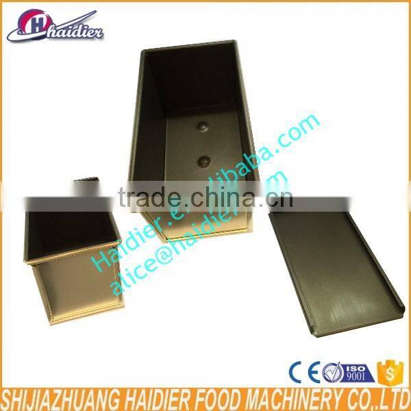 Aluminum alloy toast bread baking teflon coated with cover non- stick pullman pan/baking pan