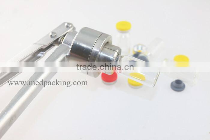 5ml glass clear vial + 20mm vial stopper + 20mm flip off caps + 1pcs 20mm vial crimper