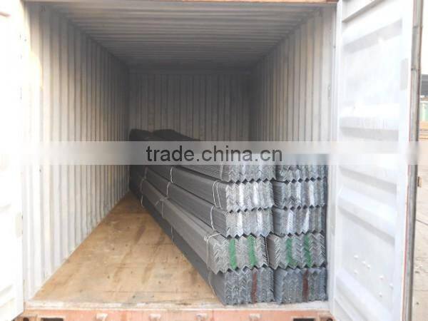 equal angle bar steel for building , prime hot rolled equal size galvannized steel angle