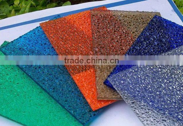 2mm/3mm Embossed polycarbonate sheet Decorative Material