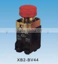 Illuminated flat pushbutton