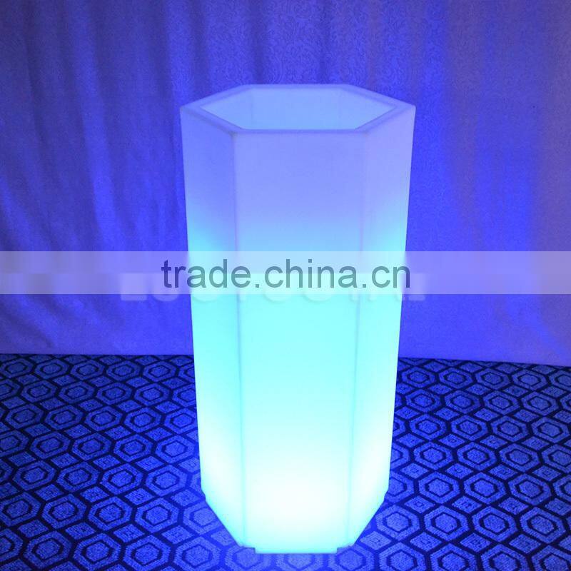 2015 New Cordless Waterproof Rechargeable RGBW Multi Color LED Light up bar ice bucket LTT-SI01
