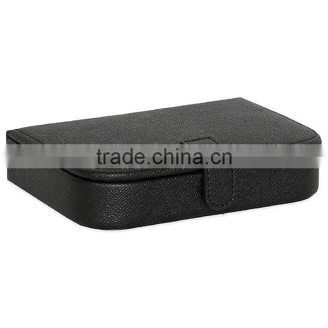 New Products!!!Black Leatherette Fabric STORE MORE Cufflink Box