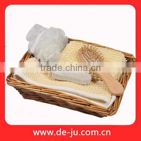 Wholesale Ratten Square Bin Professional Bath Set