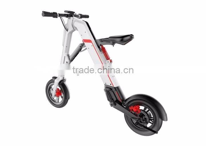 Folding Electric Bicycle, Adult Mini Electro Bike, Lithium Battery Foldable E-bicycle, Smart Folding Mobility Electric Bicycle