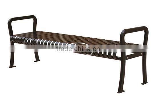 Arlau Vintage Metal Garden Chairs,New Launch Simple High Quality Outdoor Metal Bench,Oem Outdoor Iron Bench
