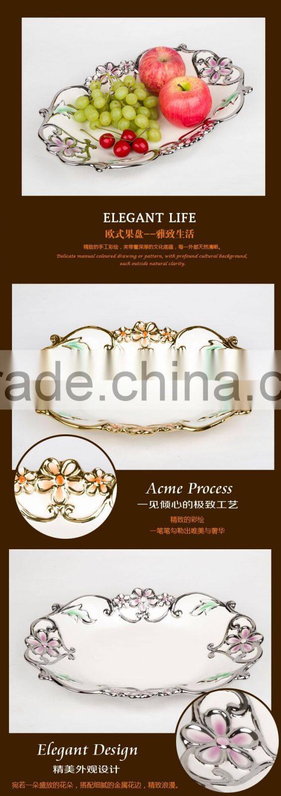 Wholesale hotel used dinnerware porcelain plates chinese serving dishes