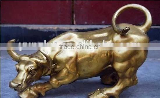 Cast bronze bull sculpture ,bronze animal sculptures
