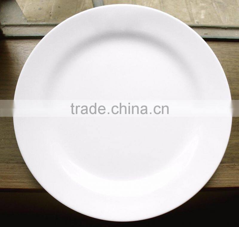 Food Grade Round Shape 100% Melamine Serving Plate /Plastic Bowl
