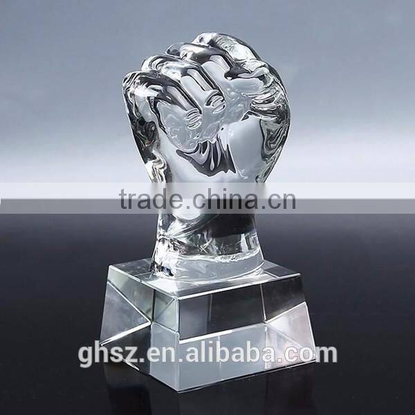 Factory price custom logo crystal grammy trophy