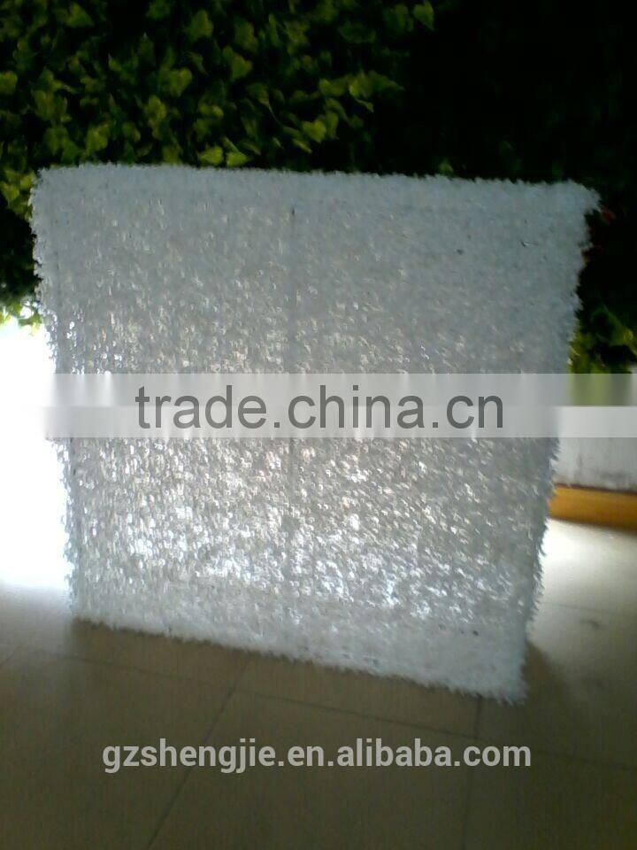 LXY081312 white artificial boxwood hedge high quality plastic milan hedge fence for sale