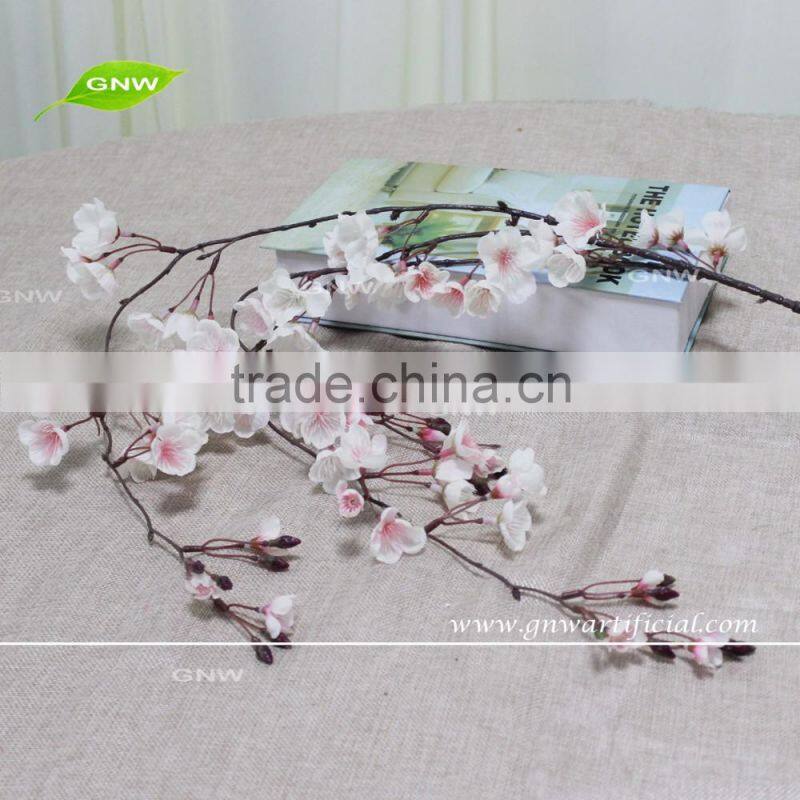 BLS036 GNW 3ft artificial branch cherry blossom stems for home decoration