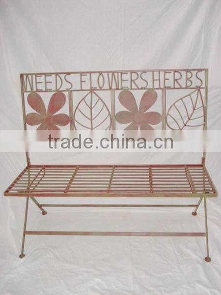 hot sale wrought irons garden furniture made in Xiamen