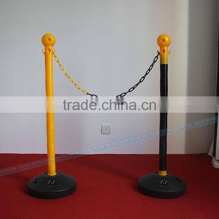 Water filled plastic barrier stanchion/Plastic Stanchions