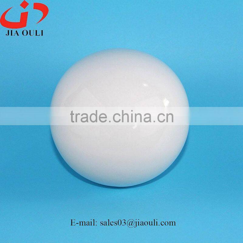Popular sale home decoration white ceramic ball