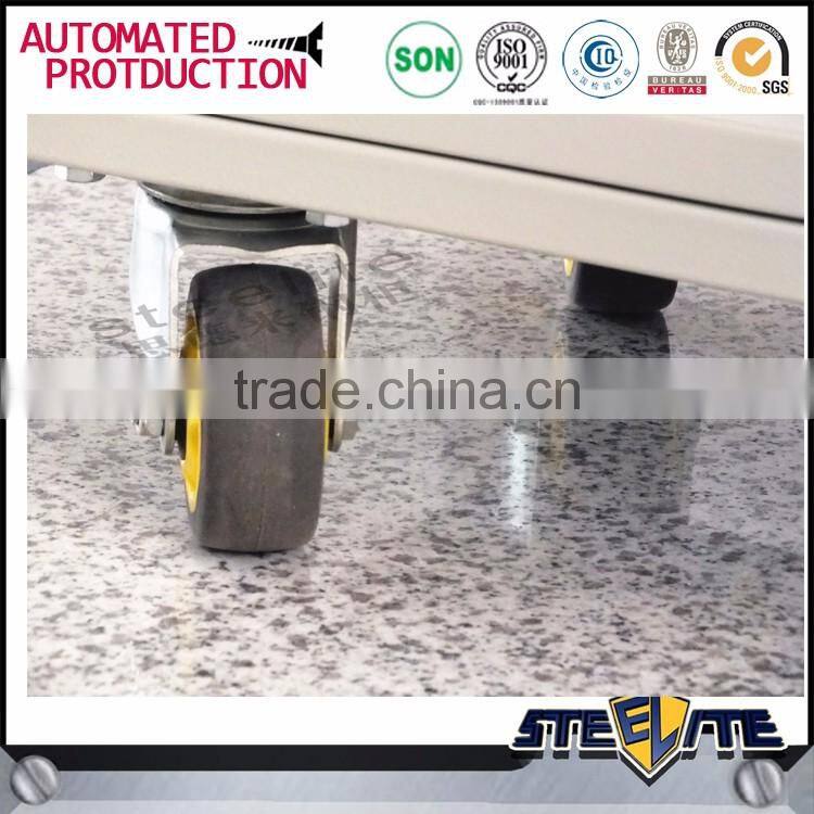 Single sided 2-tier book trolley/library book trolley