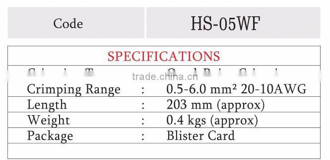 Hand Crimping Tool 0.5-6 sqmm