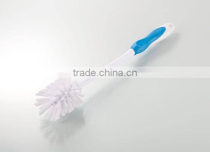 2015 new style house cleaning tool plastic bottle brush with rubber handle