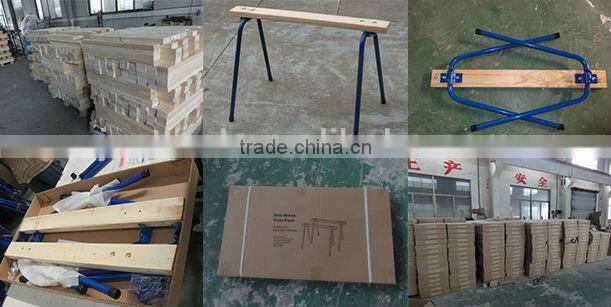 Folding saw horse twin pack