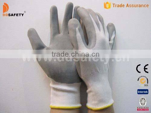 DDSAFETY 2017 China Wholesale Safety Gloves Nitrile Gloves Working Gloves