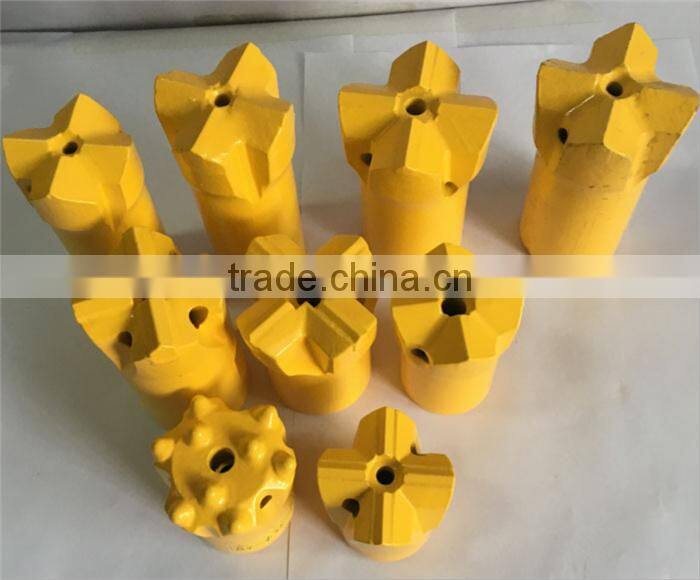Taper Button Bit/32~50mm button bit/rock drill bit for drill hole machine tool