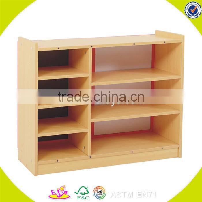 Wholesale inexpensive children toy storage shelf,wooden furniture cartoon style storage, kids storage furniture W08C209