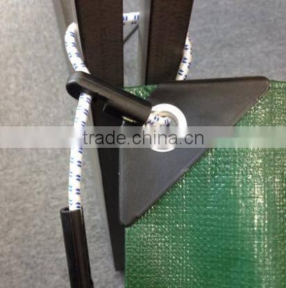 Latex thread elastic bungee toggle ties for scaffolding sheeting