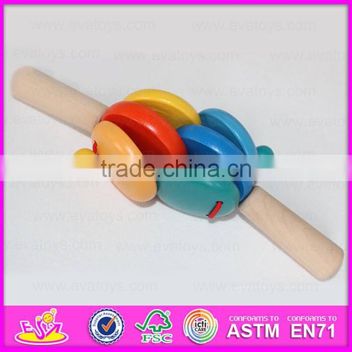 Best sale infant chew toys natural wooden baby teething for sale W08K022-S