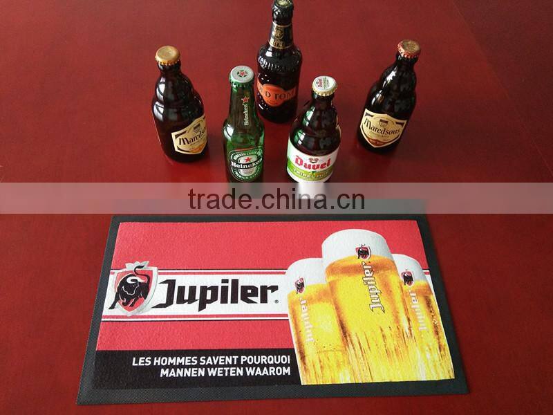 Factory directly supply Eco-friendly custom full color club bar mats