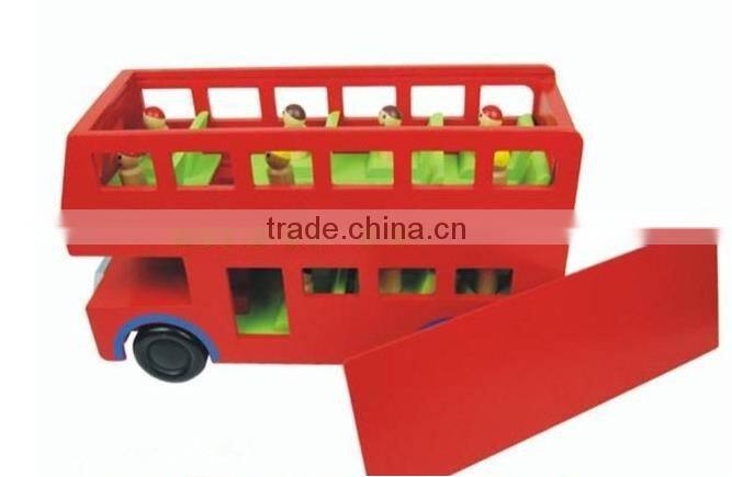 Wooden Bus;London bus;toy bus