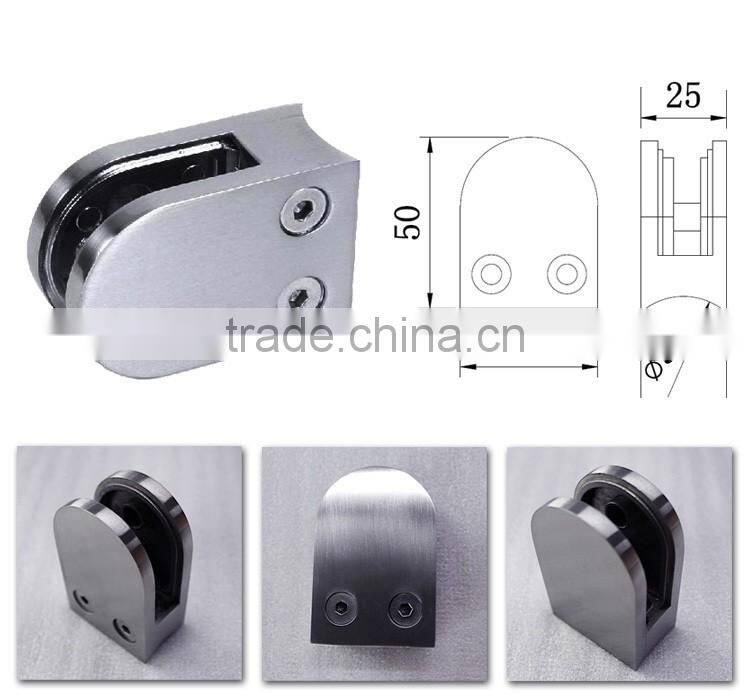 2016 Factory Price Stainless Steel Glass Clamp