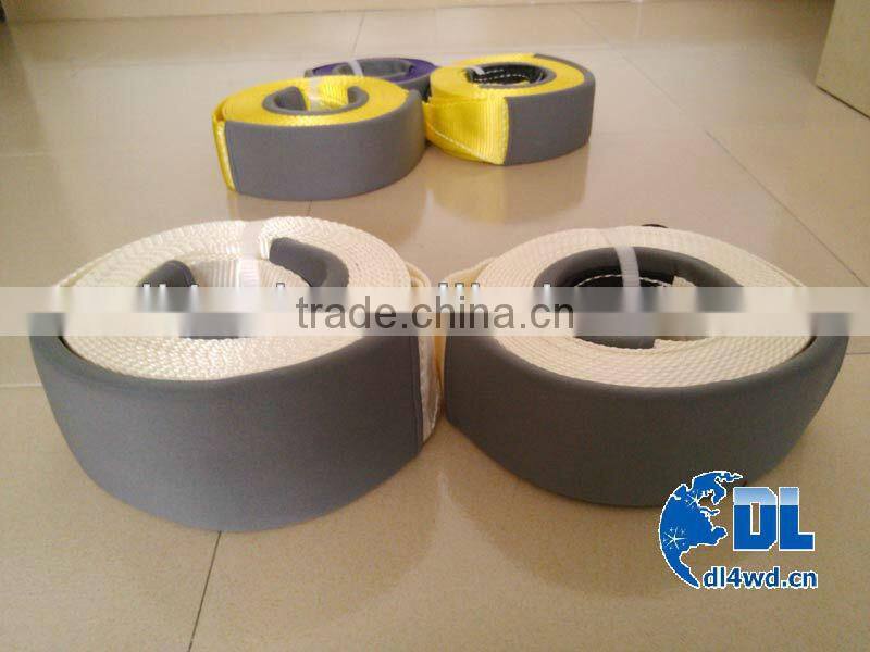 off road custom tow strap polyester towing strap