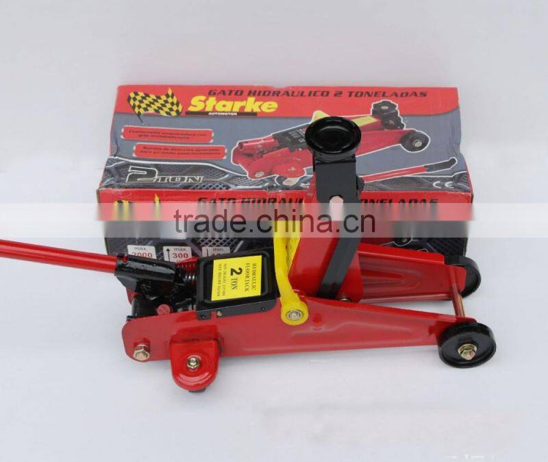 High-rise Lift 2t Hydraulic Floor Jack With Foot Pedal Powered Car Jack