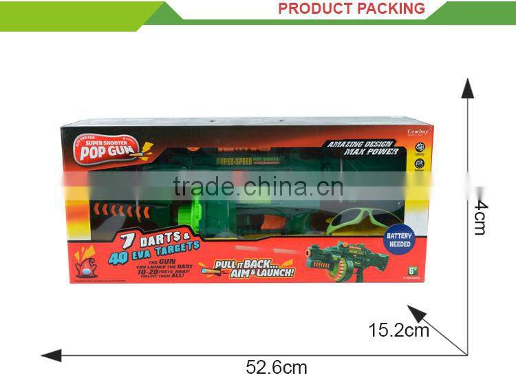 New design plastic shooting bullte toy foam soft ball gun