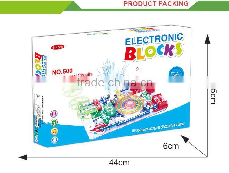DIY educational multifunctional science toys electronic building blocks